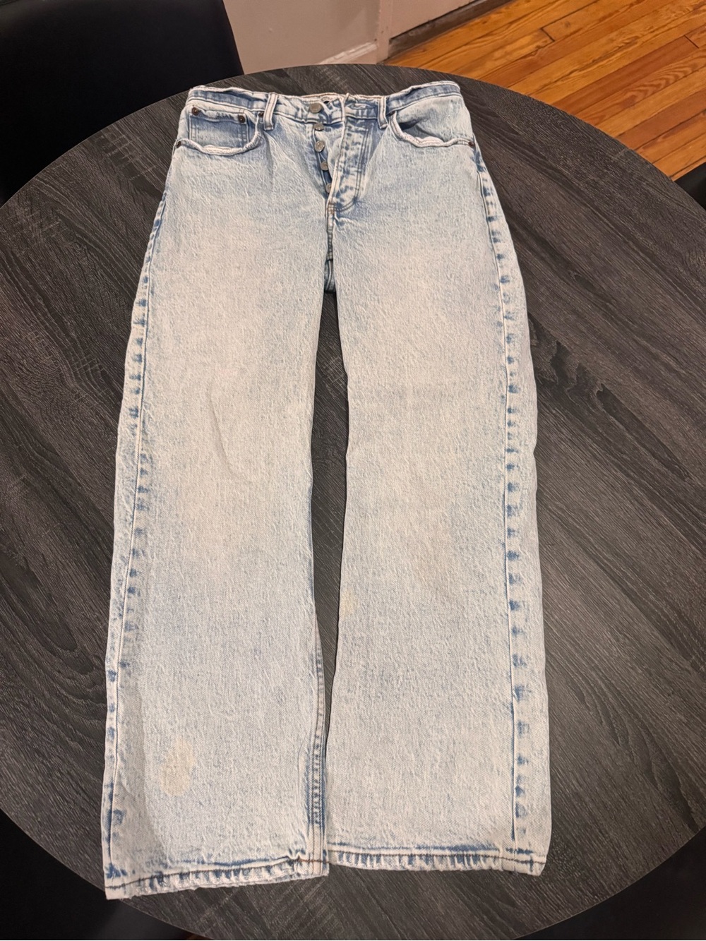 Light Wash High-Rise Jeans
